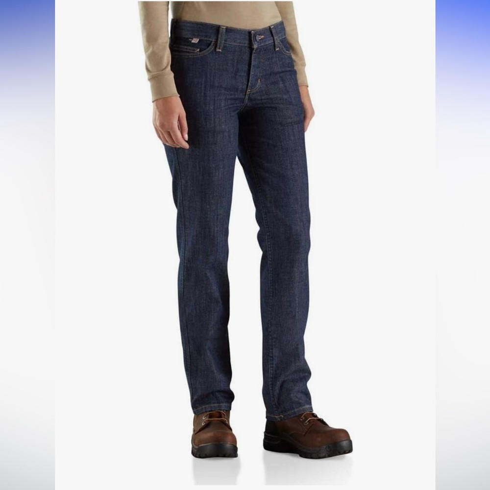 Carhartt Flame Resistant 2112 Cat 2 Rugged Flex Loose‎ Fit Jeans 4 work outdoors